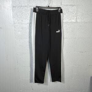 Puma Contrast Tricot Logo Track Pants black/white XSmall
